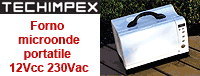 Forno a microonde 12 V e 230 V