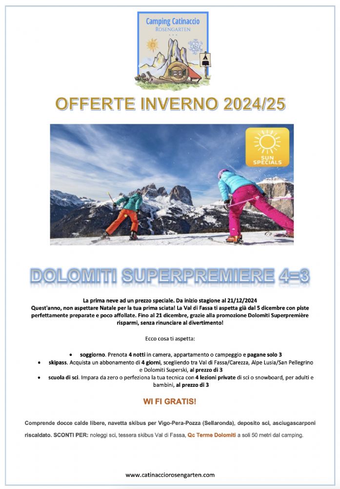 Offerte inverno 2024/25