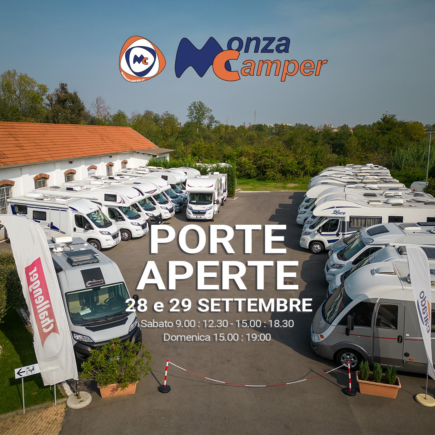 Porte Aperte a Monzacamper - 28 e 29 Settembre!