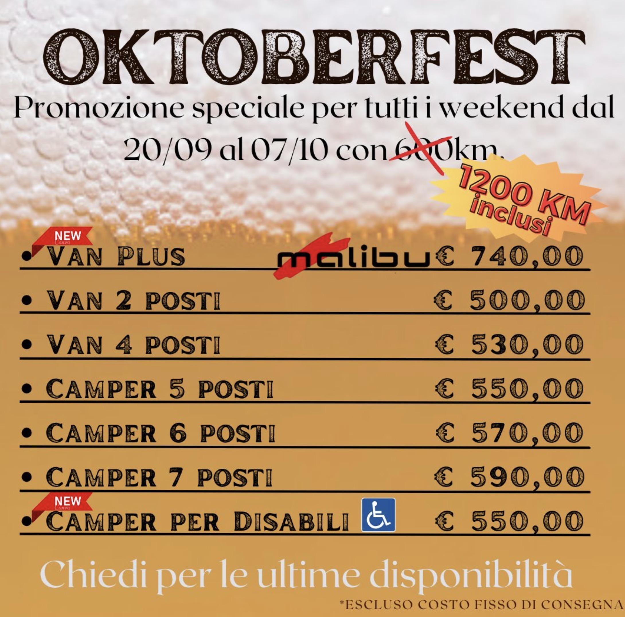 Prosit! Offerta Oktoberfest