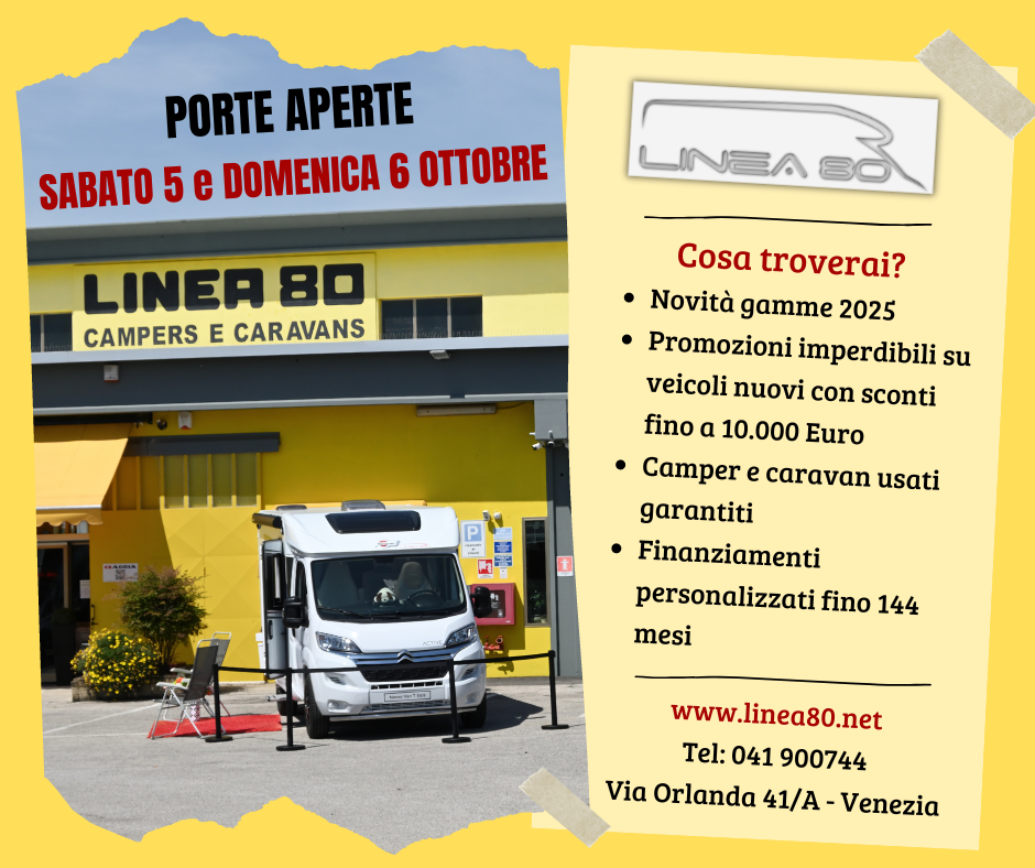 Porte Aperte 5 e 6 ottobre da Linea 80 a Mestre (VE)