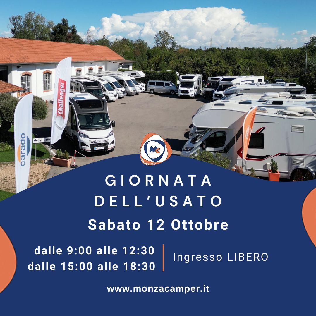 LE OCCASIONI DELL'USATO TI ASPETTANO SABATO 12 OTTOBRE a Monzacamper