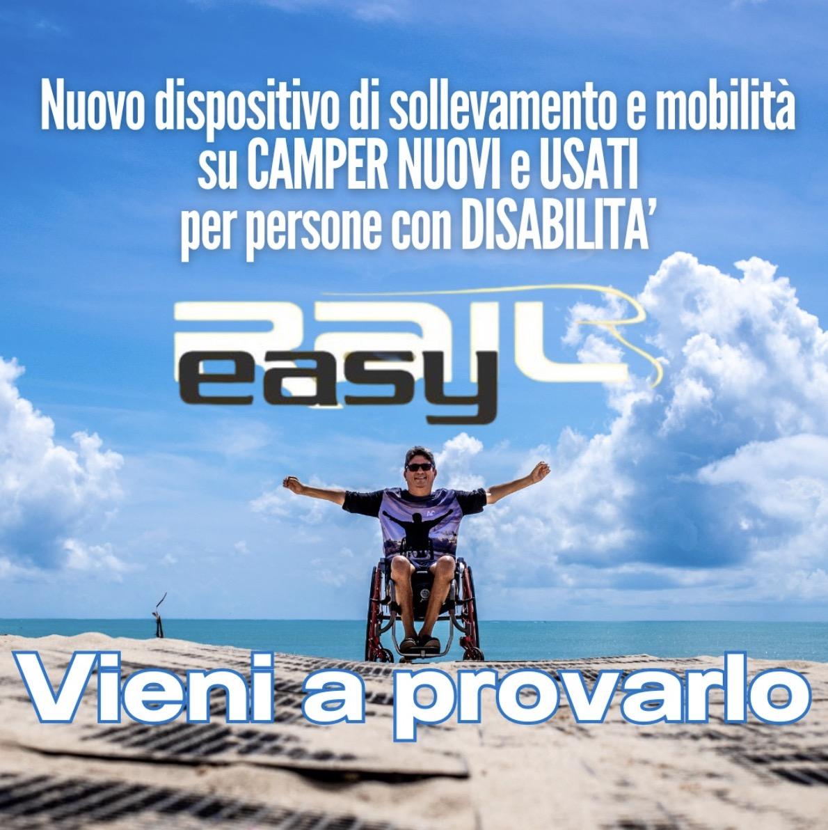 EASYRAIL per persone con disabilità che viaggiano in camper