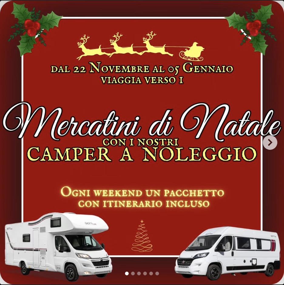 Mercatini di Natale? In camper a noleggio!