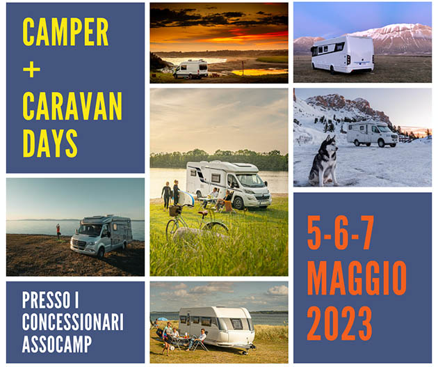 Camper + Caravan days, dal 5 al 7 maggio