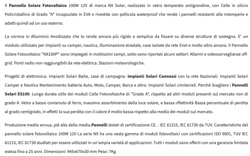 Problema impianto fotovoltaico, Pagina 1